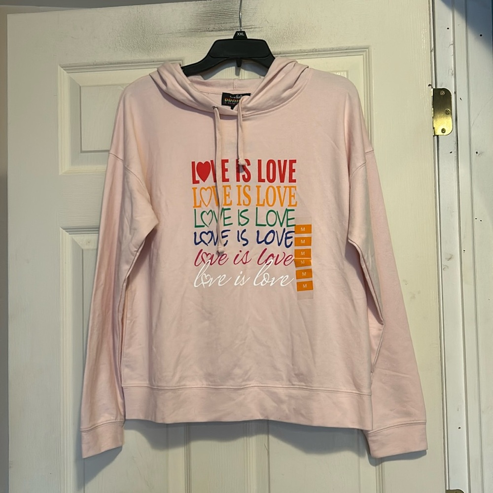 Feeling Proud Hoodie Size Medium NWT Women's Pink
